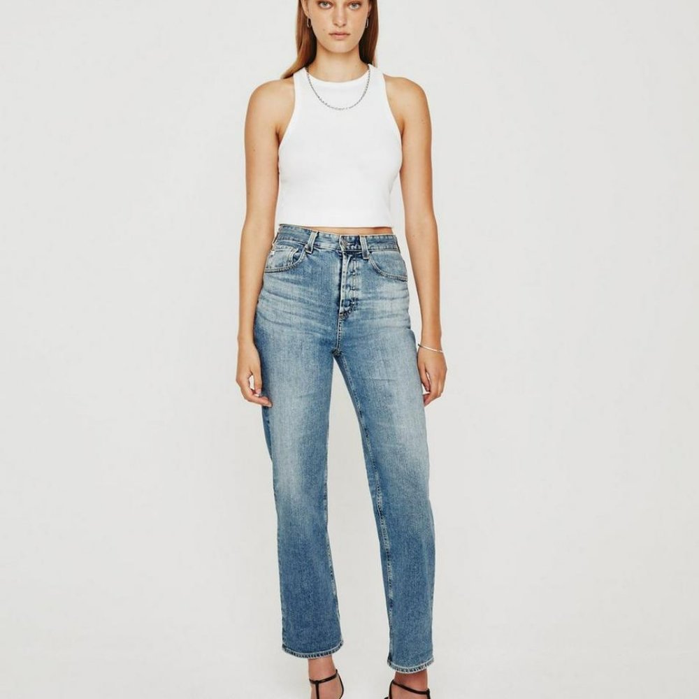 AG - ED Knoxx High Rise Baggy Boyfriend Jeans Size 28R